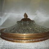 Ceiling light glass gilding style XIX
