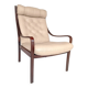 Leather Armchair by Fredrik A. Kayser for Vatne Møbler, 1960