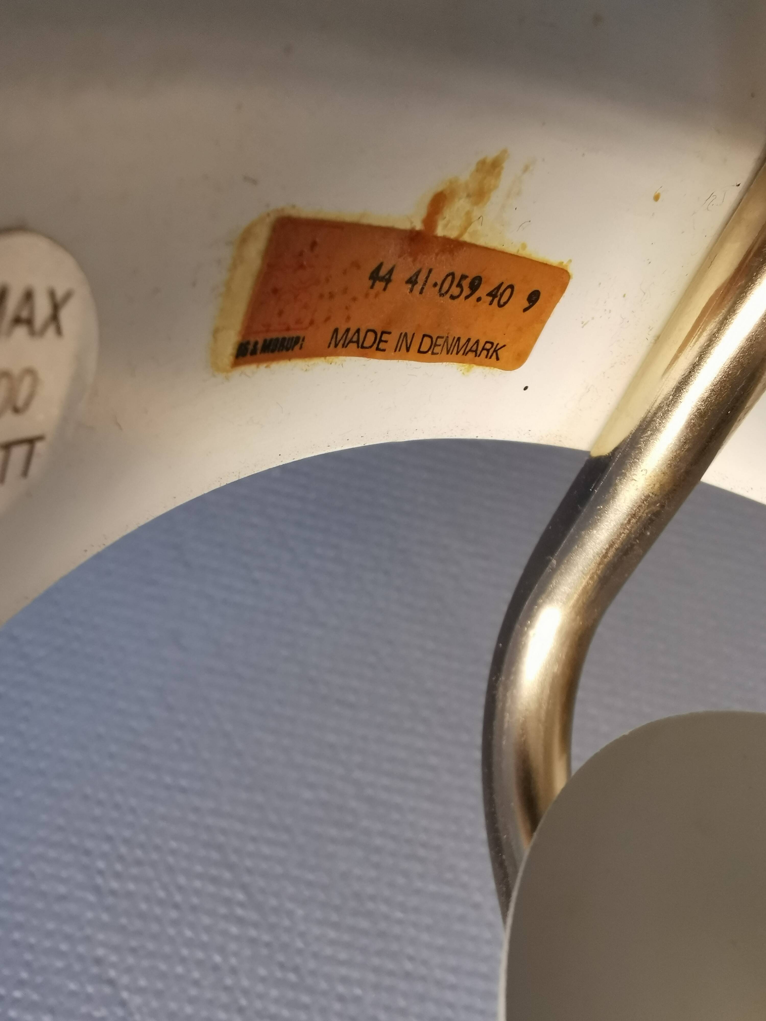 Danish hanging lamp designed by Jo Hammerborg for Fog & Mørup 1977, model Tarok.