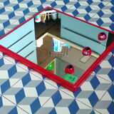 Vintage Gedy Illuminating Mirror