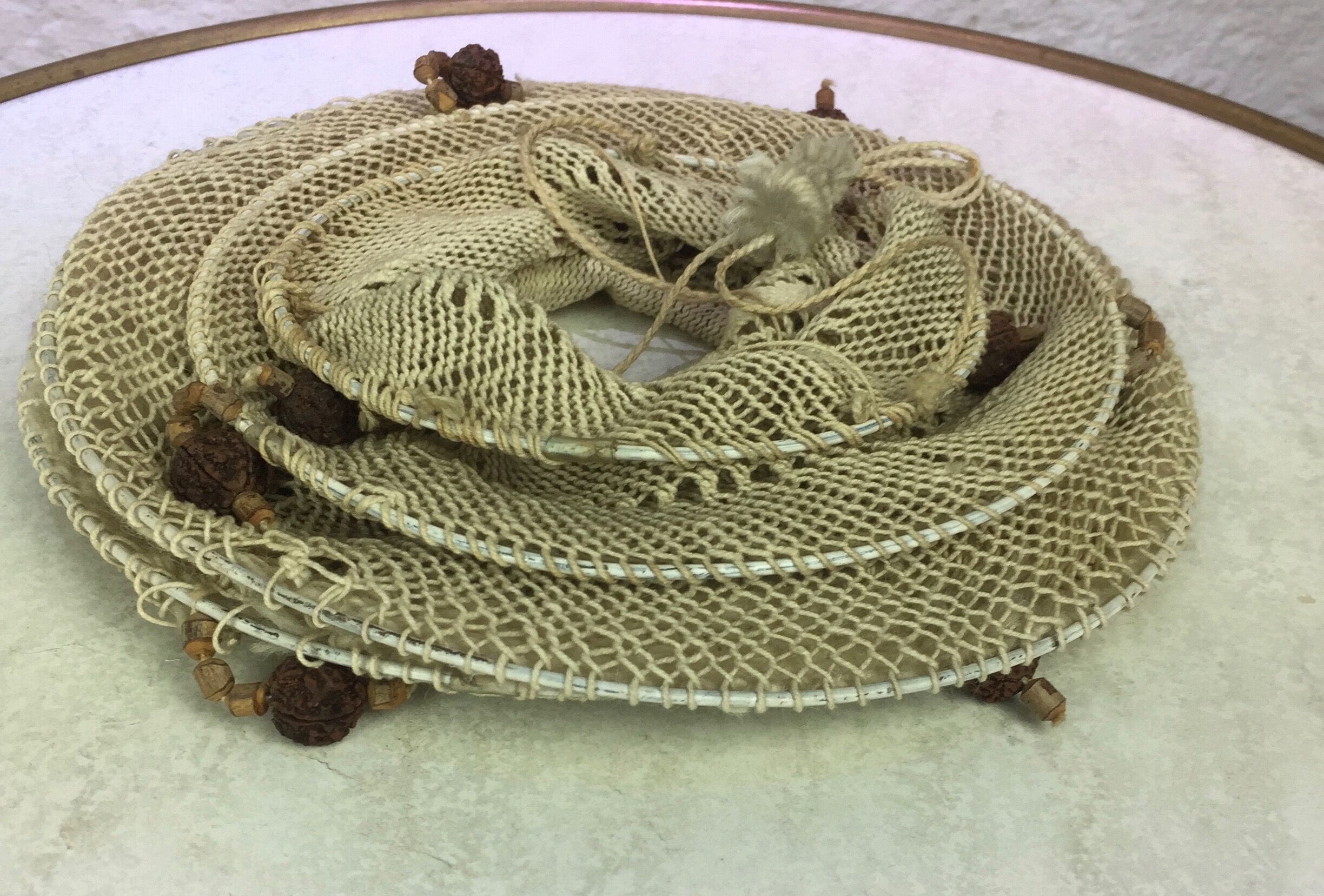 Macramé suspension 60s/70s