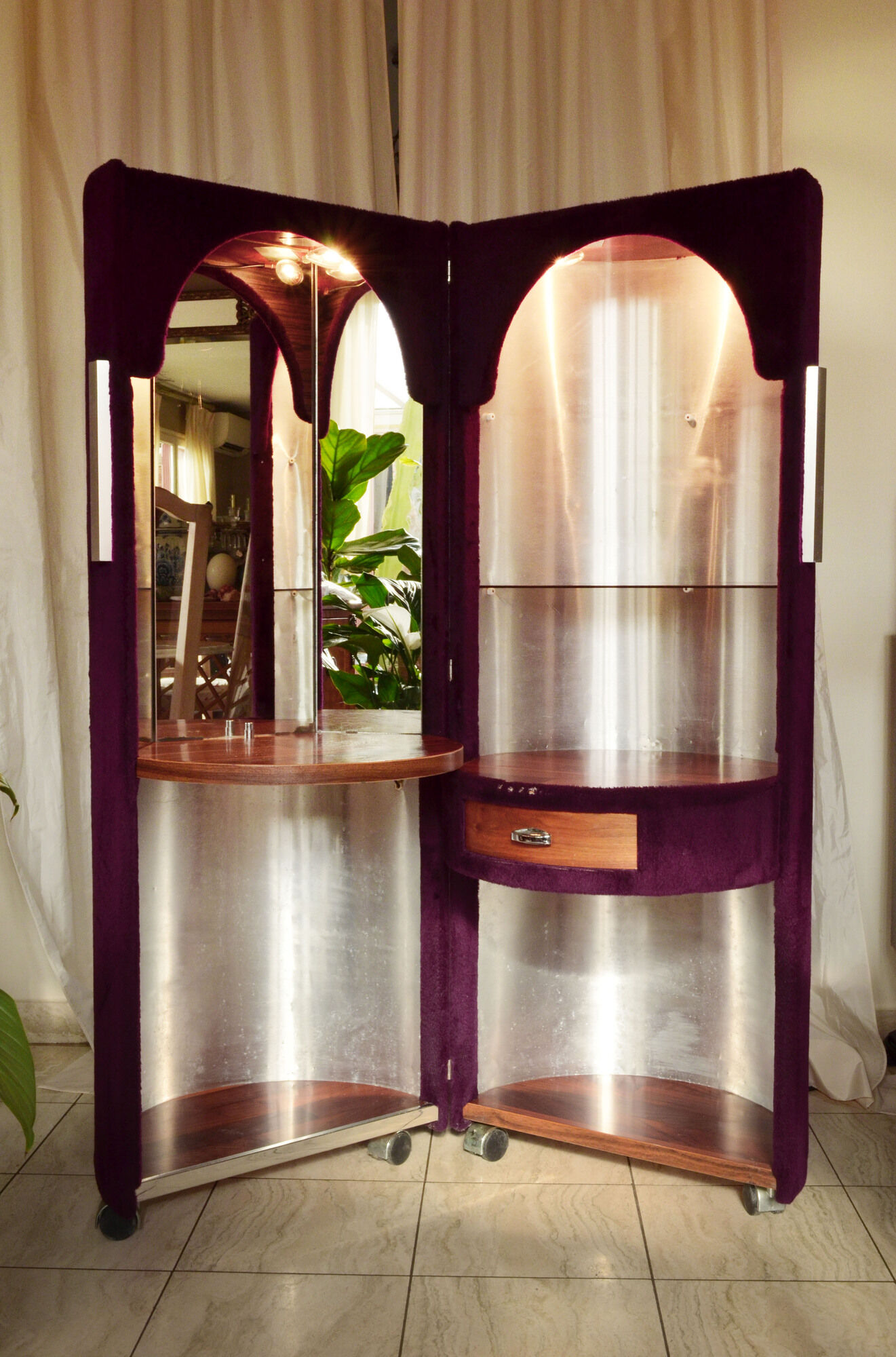 70's moumoutte dressing table, distributed by Roche Bobois