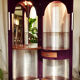 70's moumoutte dressing table, distributed by Roche Bobois