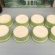 Set of 8 pastel green ramekins (anise) signed France