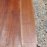Chest of drawers of the 40s in walnut compass feet 3 drawers