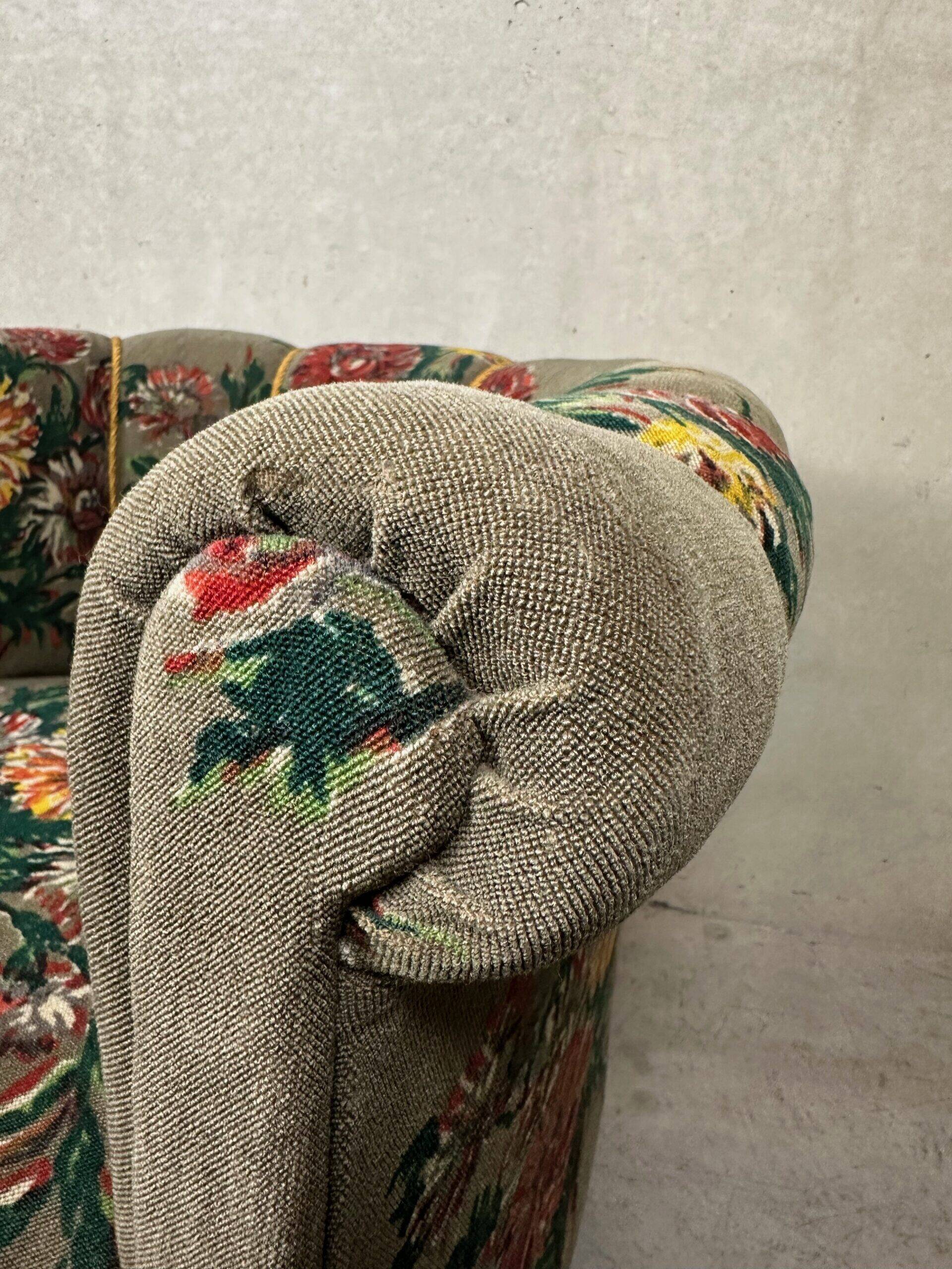 Fauteuil botanique vintage