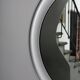 Large round brushed metal mirror by Sergio Mazza for Artemide, 1960s-70s.