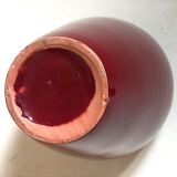 Bordeaux ceramic vase Height 30 cm