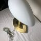 Brass lamp and opaline touch switch