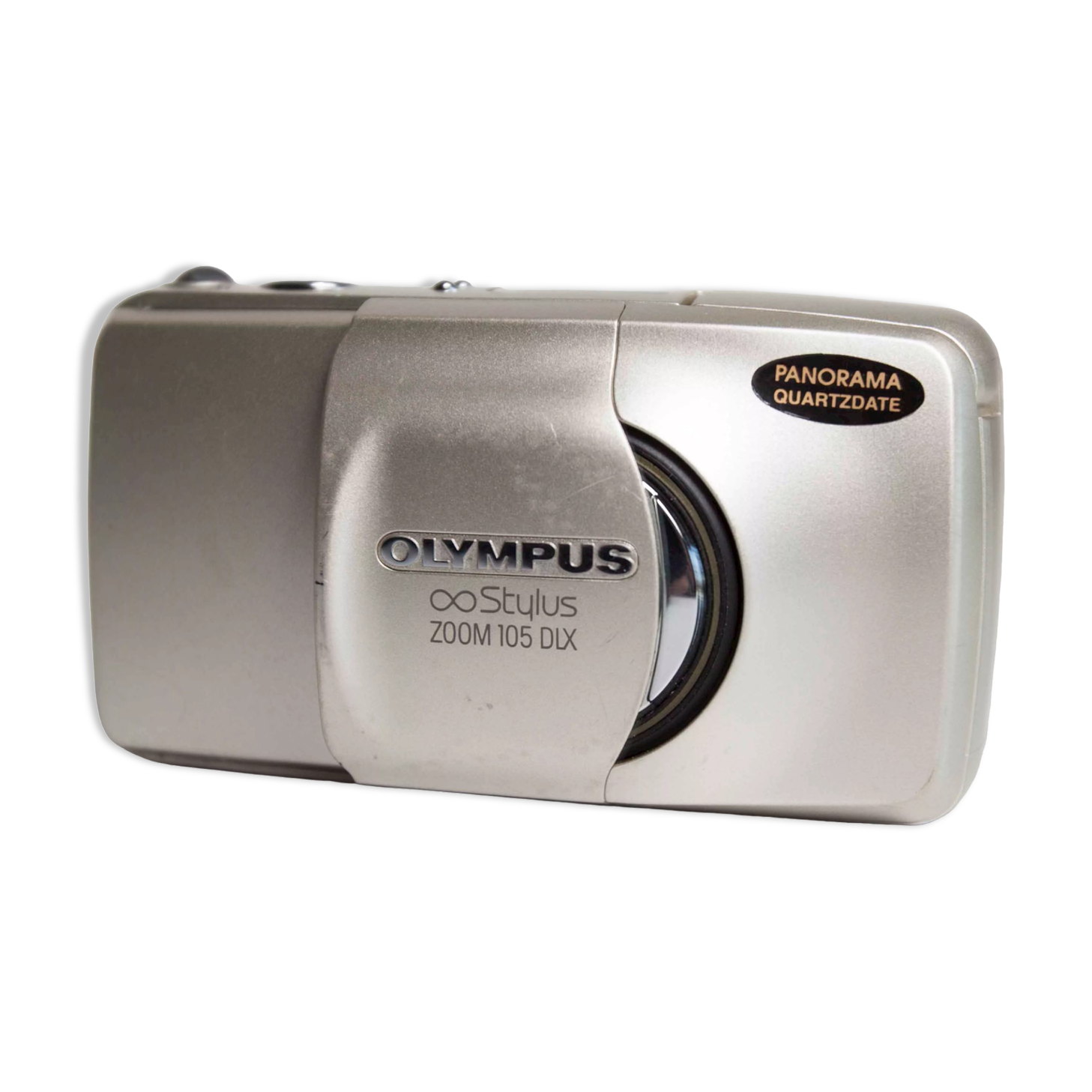 Olympus Stylus zoom 105 DLX film camera tested and new battery