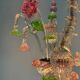 Lustre vénitien Rezzonico en verre de Murano multicolore, 9 bras de lumière, vers 1940