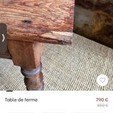 Pegged farm table