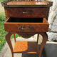 Rosewood marquetry side table