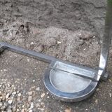 Art deco chrome wall hanger