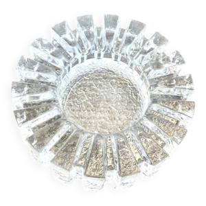 Cendrier en verre motif