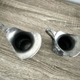 2 pewter pitchers stamped Fein Zinn