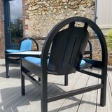 Baumann armchairs and its table