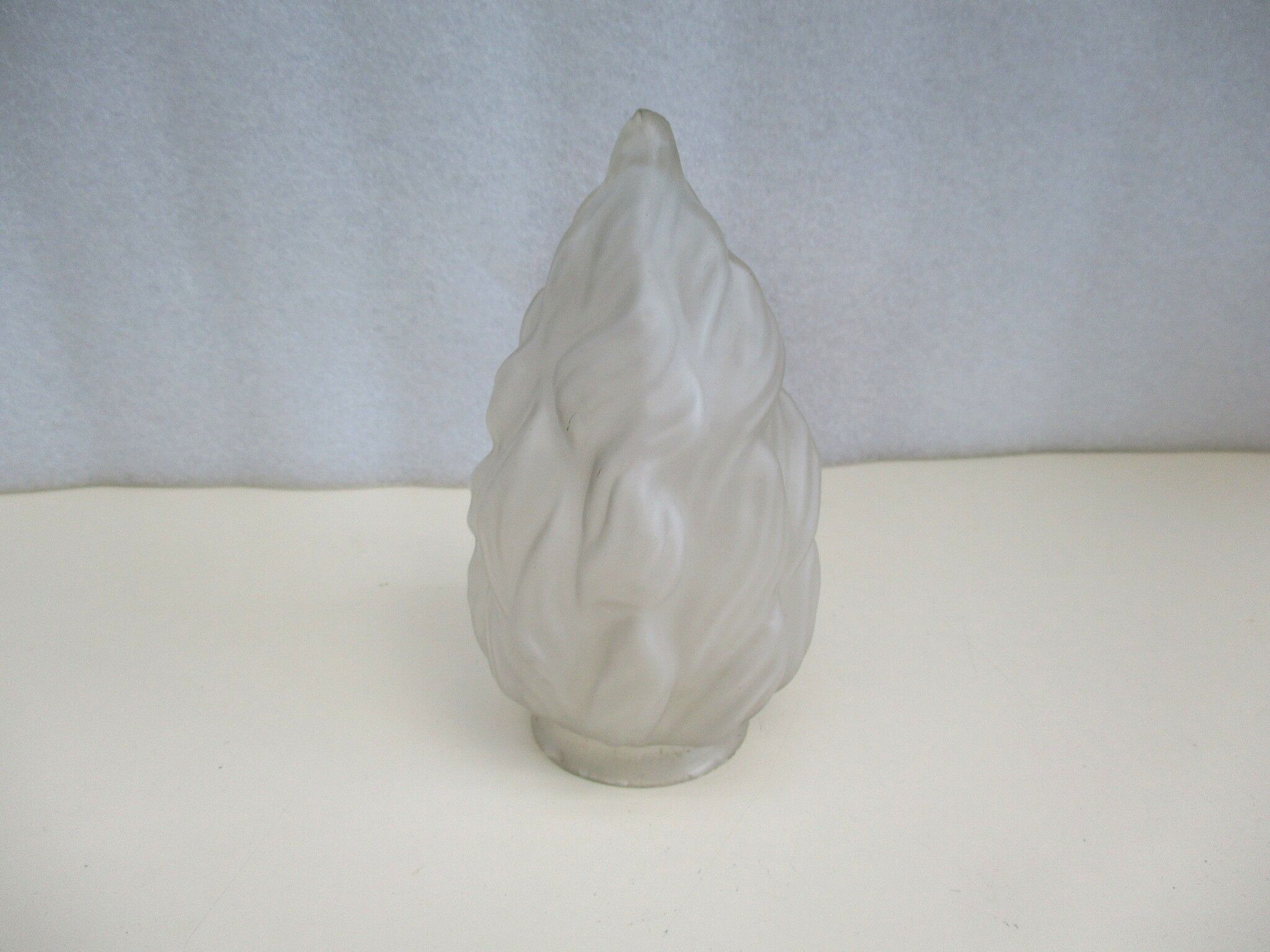 Frosted glass flame lampshade