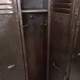 Old riveted wardrobe