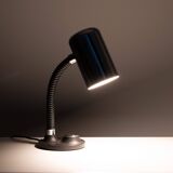 Egon hillebrand chrome goose neck table lamp 1970s