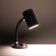 Egon hillebrand chrome goose neck table lamp 1970s