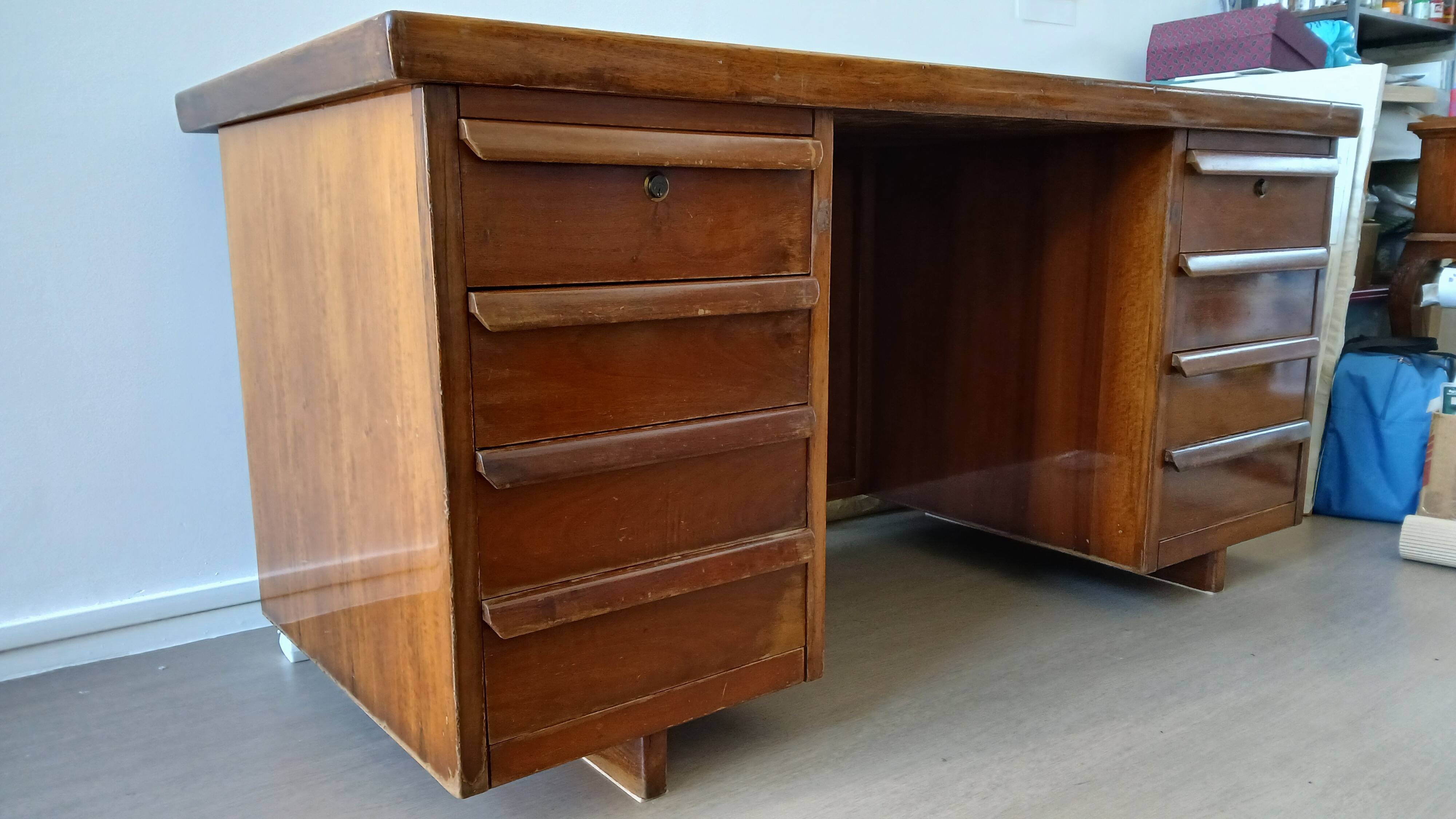 1950s-60s wooden desk