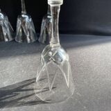 4 Verres à vin cristal taillé