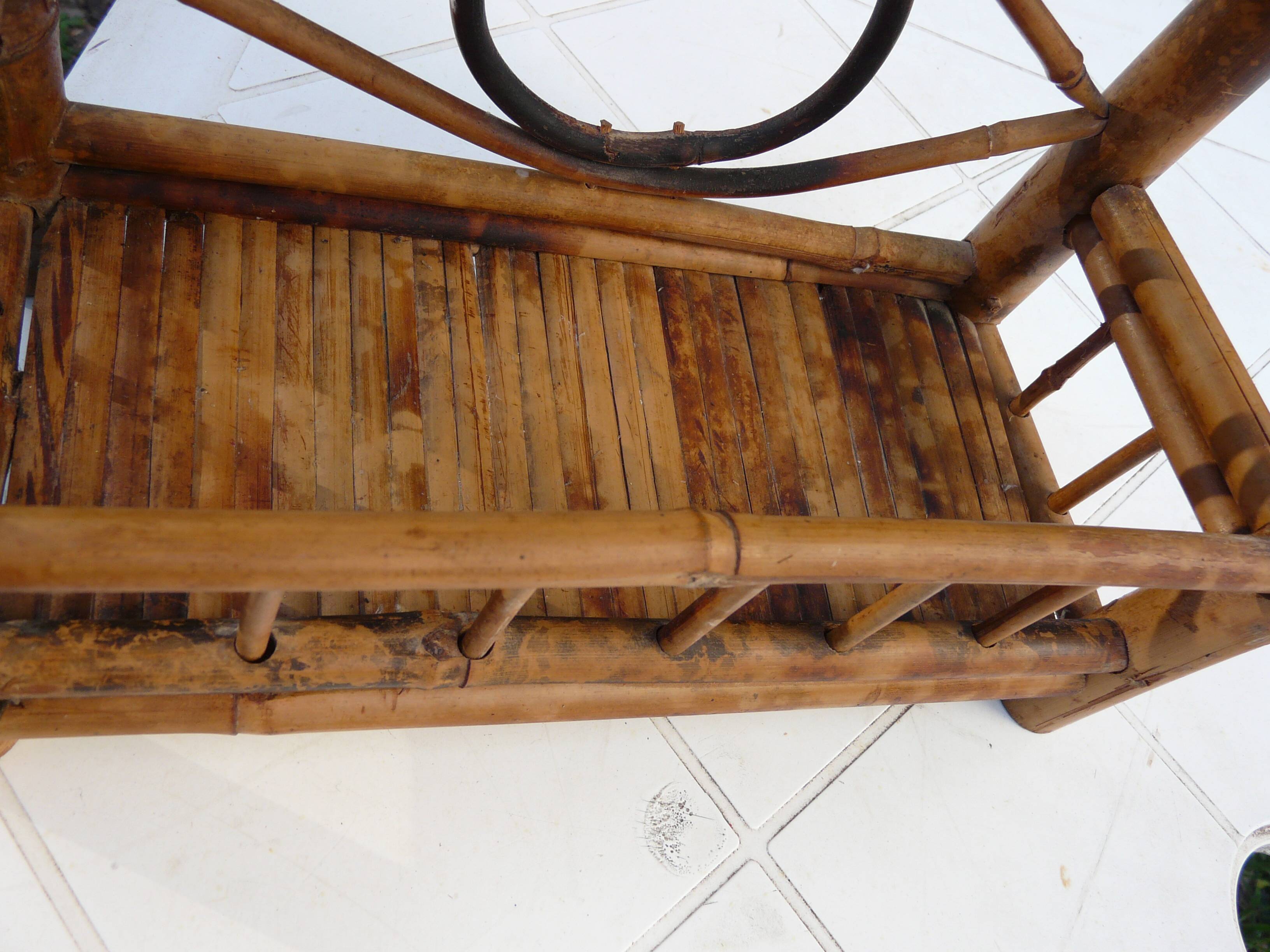 Bamboo shelf 70 wall or standing