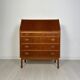 1960s Vintage Mid-Century Danish Teak Secretary