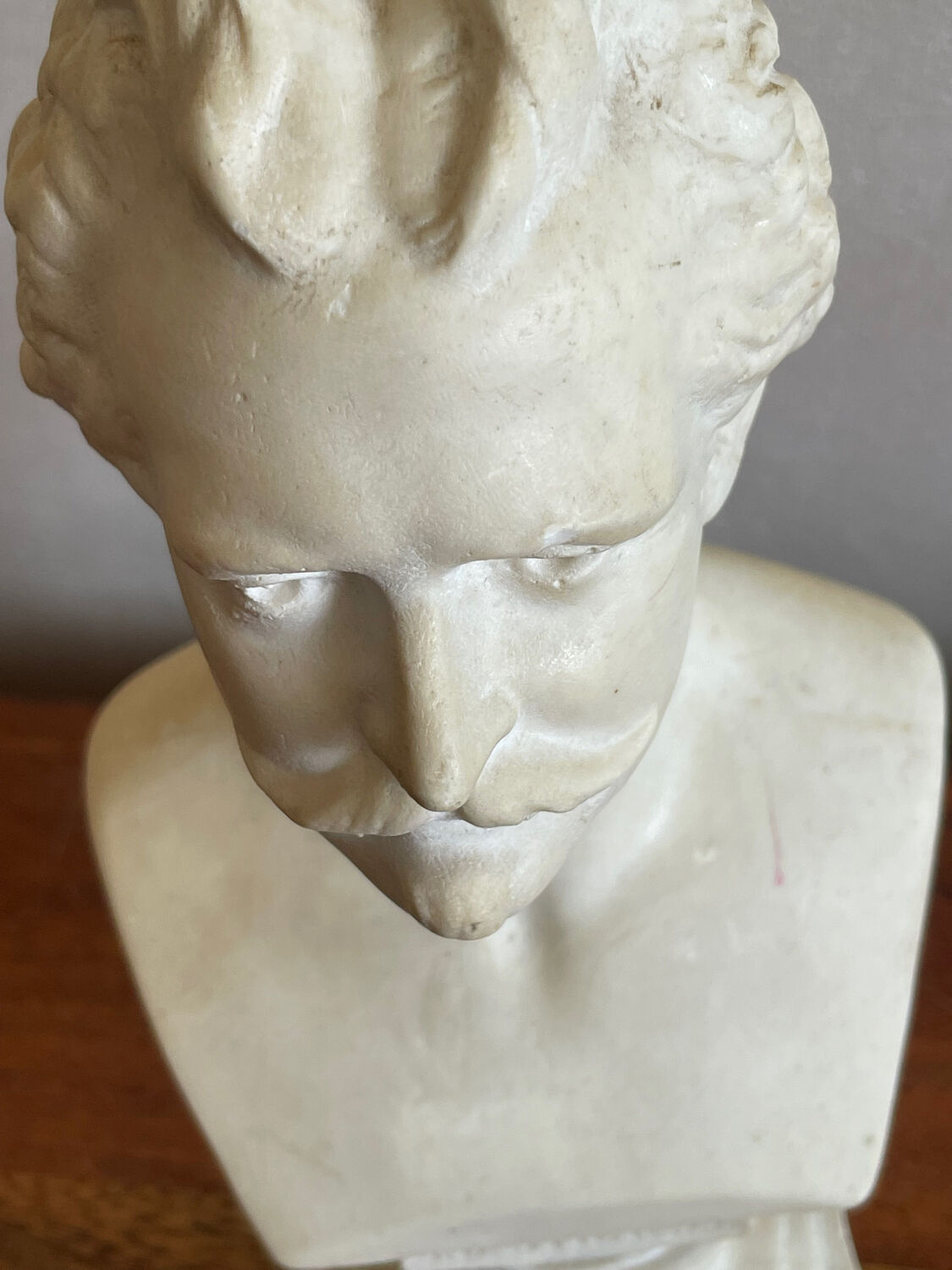 Strauss bust in plaster