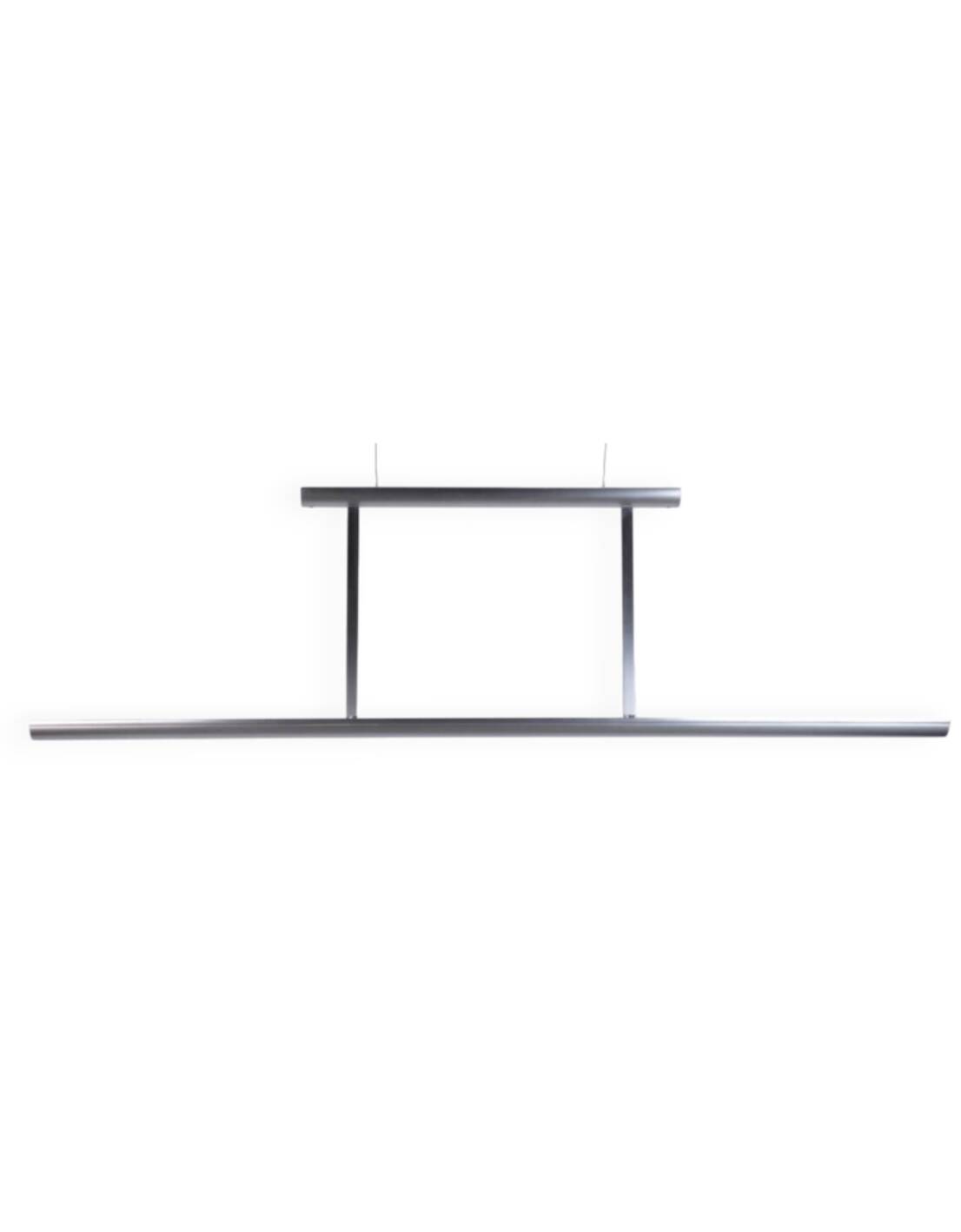 Large aluminum pendant light 1970