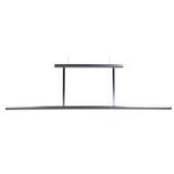 Large aluminum pendant light 1970