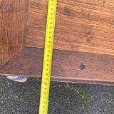 Wooden side table with turned legs