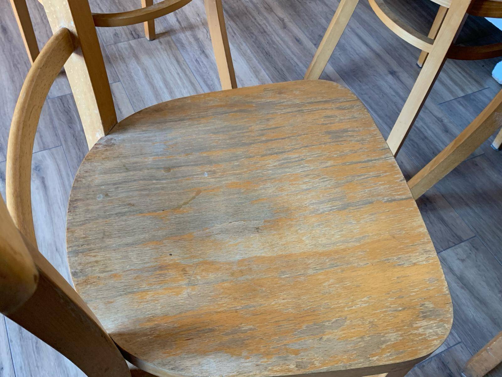 Set of 5 bistro chairs