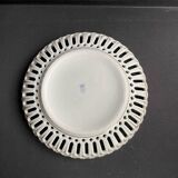 Openwork porcelain bowl with hand decoration – Von Schierholz manufactory in Plaue