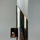 Applique murale chrome design 60s 70s Paul Neuhaus