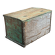 Indian chest opening from above with interior compartment, unique piece