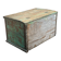Indian chest opening from above with interior compartment, unique piece