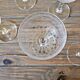 Antique red wine glasses in guilloche crystal, late 19th early 20th century (set of 6)