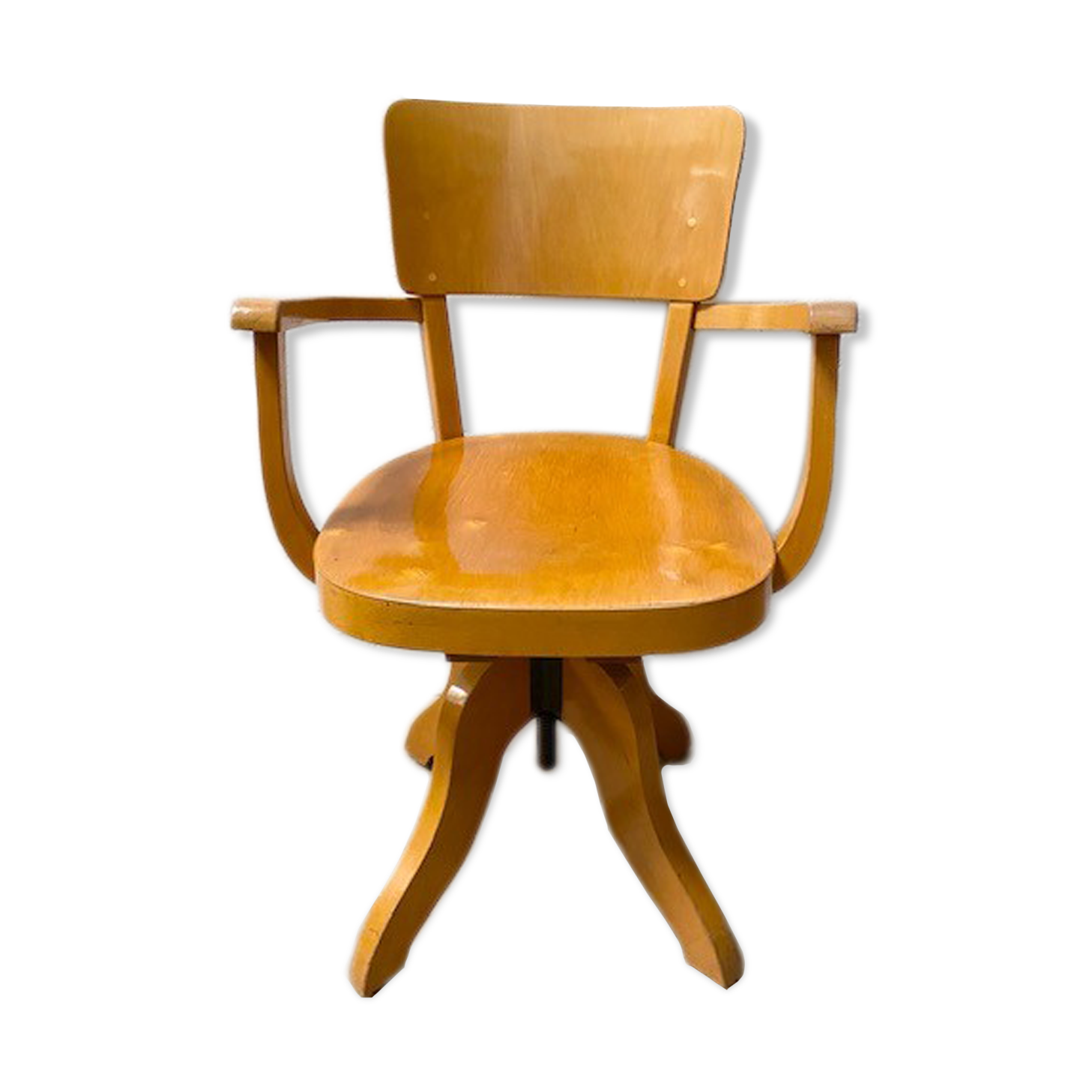 Wooden office chair
