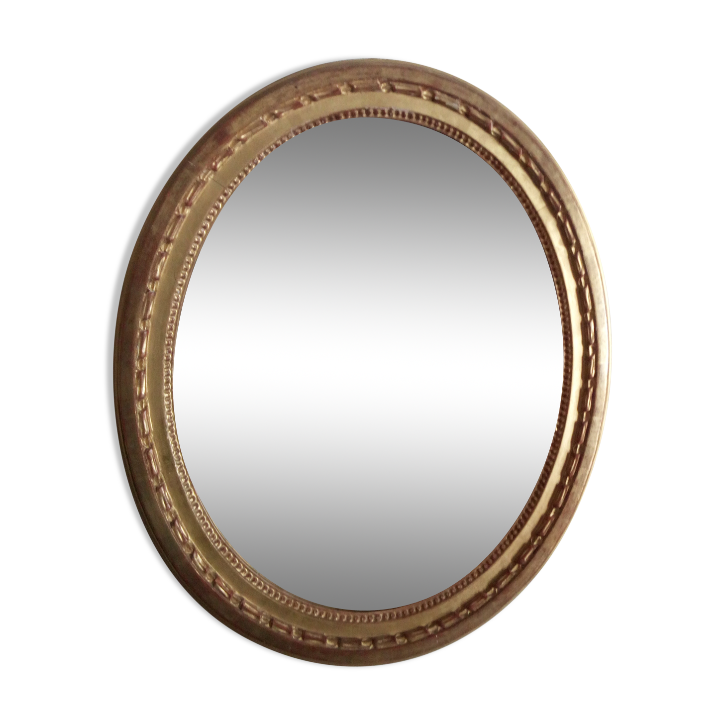 Old wooden mirror - 77x62cm