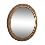 Miroir ancien en bois - 77x62cm