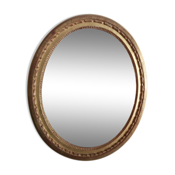 Old wooden mirror - 77x62cm