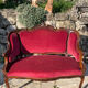 Louis XV style bench in Walnut, 19th century period