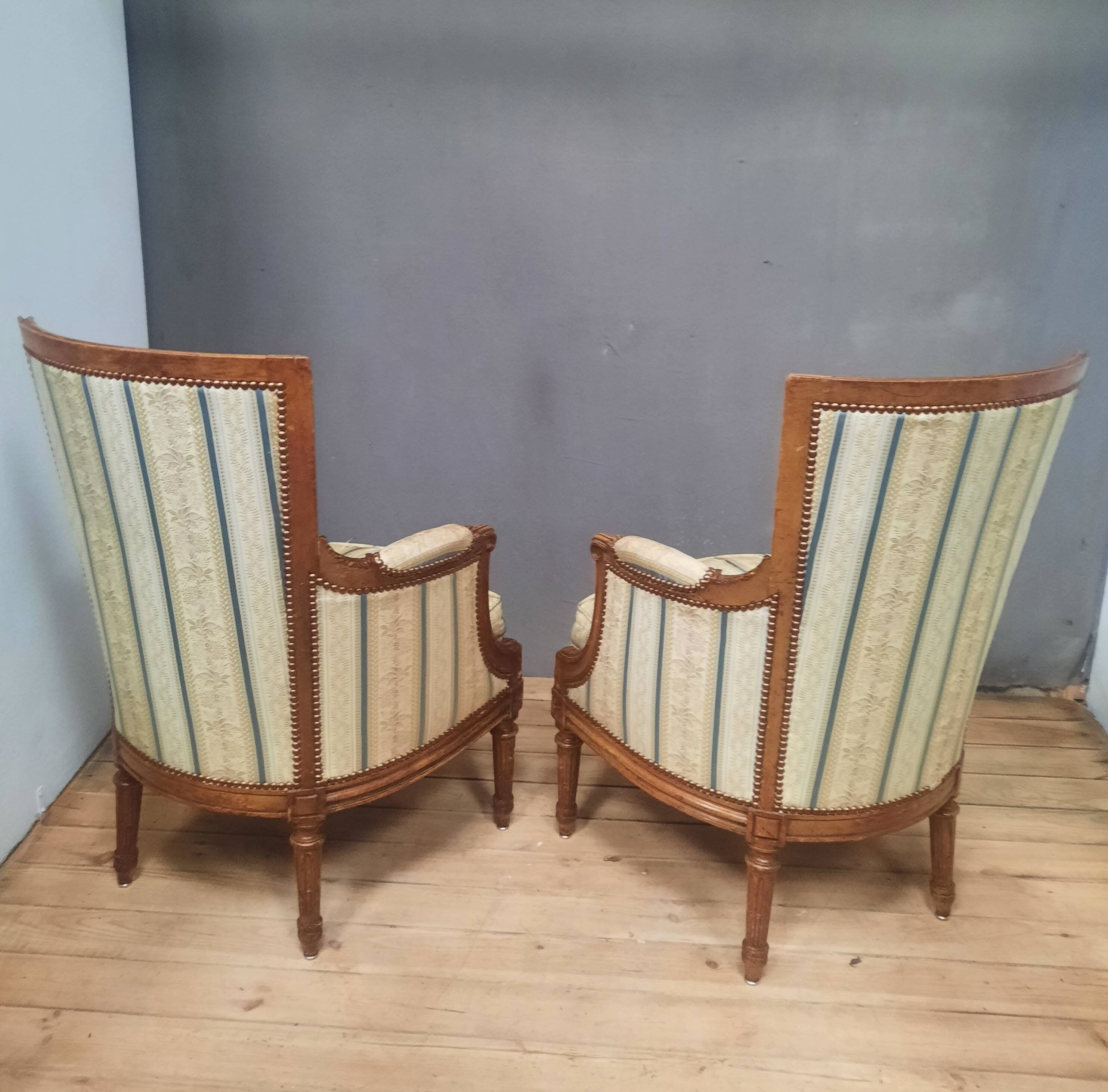 Pair of Louis XVI shepherdesses