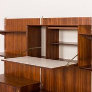 Italian mid century wall unit George Coslin for 3V Arredamenti, 1960s