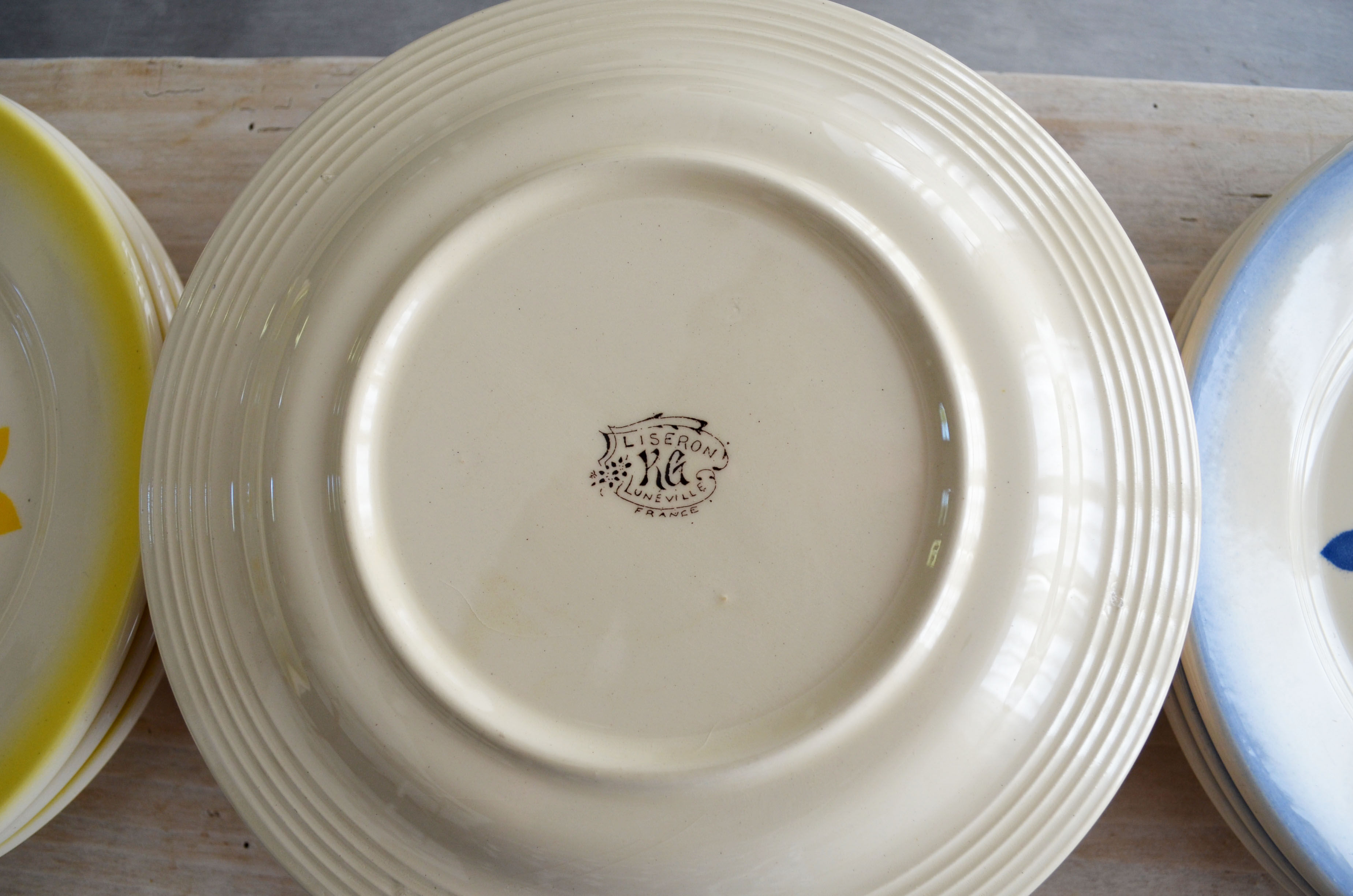 11 dessert plates KG Lunéville