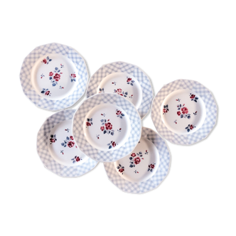 Set de 6 assiettes plates Bastia