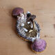 Vintage shell wall candle holder