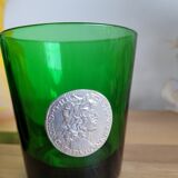 Set of 2 glasses with Dubonnet medallions